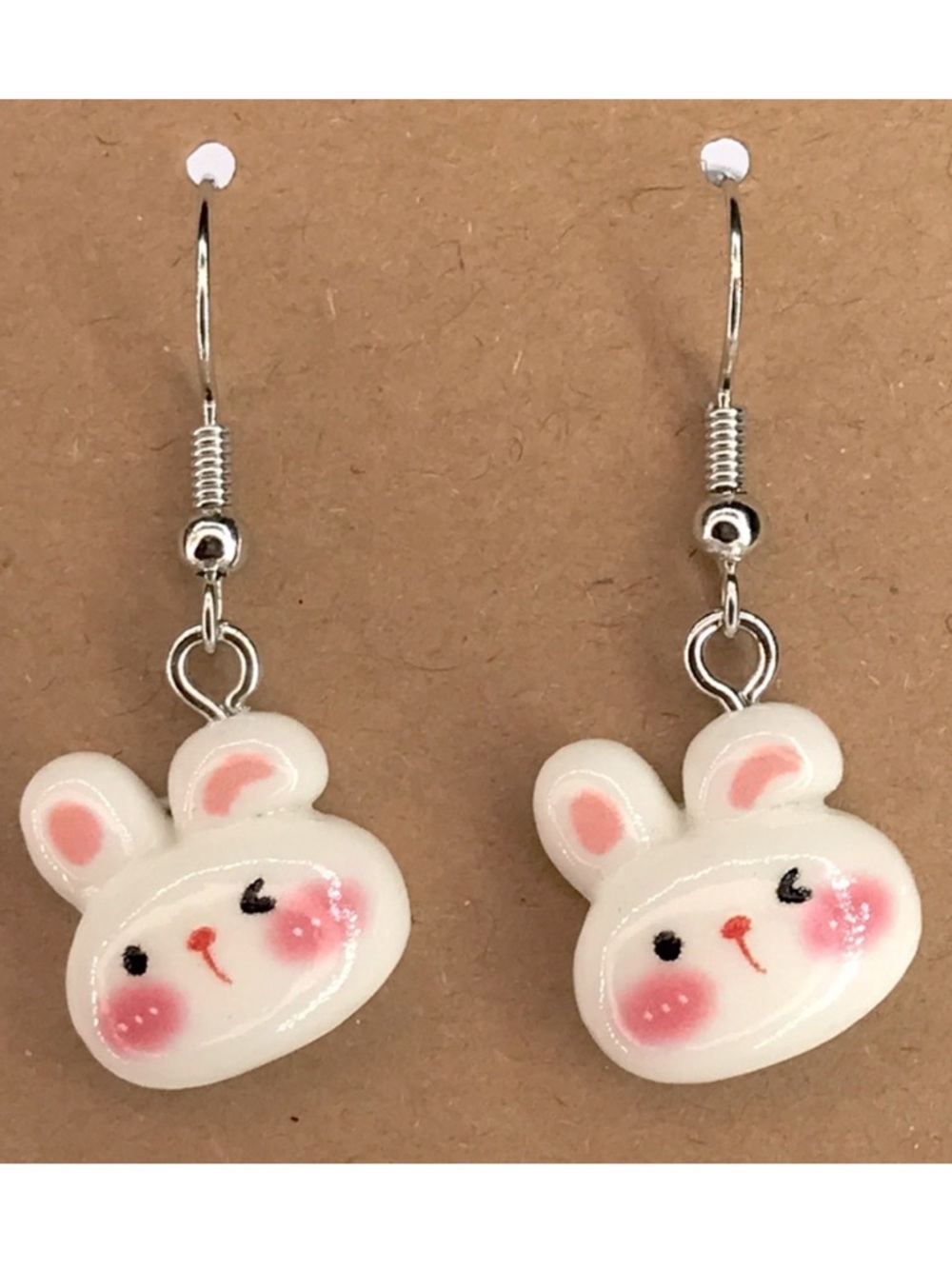 Cute Bunny Face Earrings Fashion Jewelry